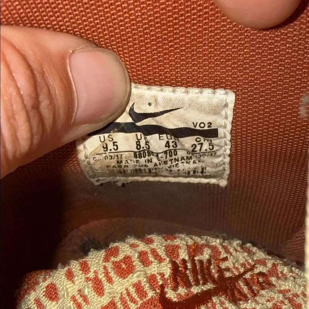 Nike Air Force 1 High Flyknit 2.0 Coral‎ Orange Mens 9.5